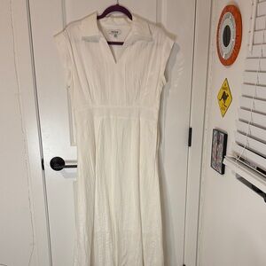 Kensie White Midi Dress